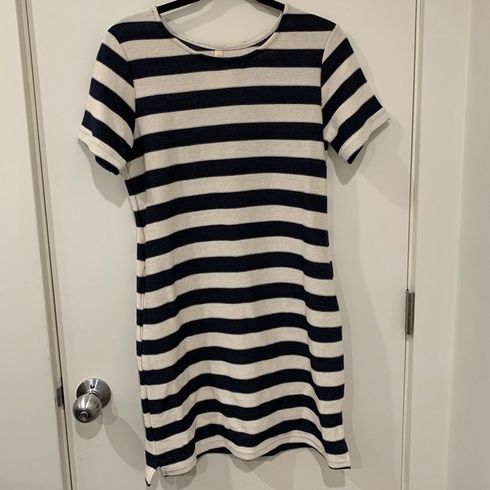 Wishlist Navy and White Stripe Dress NEW